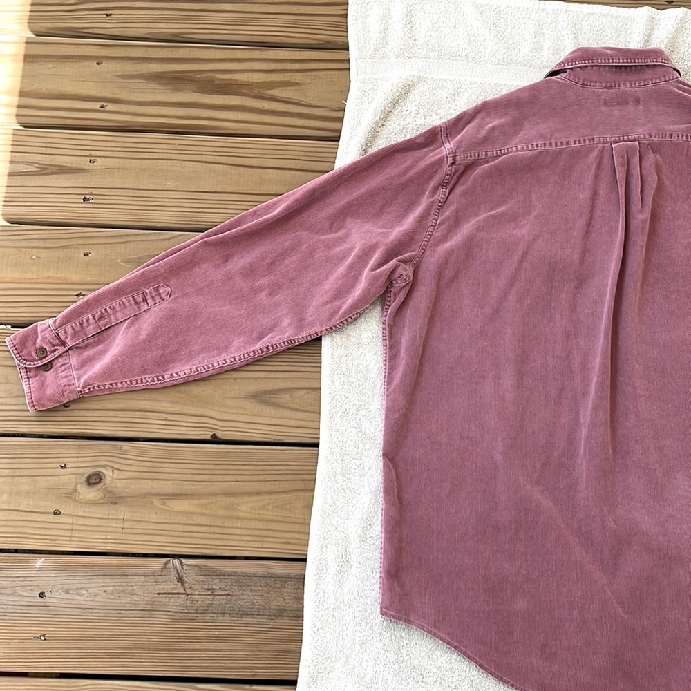 Lands’End Pocketed Corduroy Shirt Shacket XL - Picture 14 of 15
